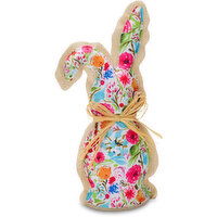 Easter - Floral Rabbit W Floppy Ear Decor, 12in - Save-On-Foods