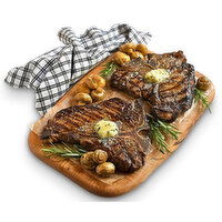 Black Angus - Black Angus Beef T Bone Steak, 1 Pound