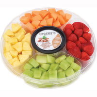 Save-On-Foods - Fruit Tray Assorted Cut, Fresh with Dip 12in, 1 Each