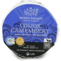 Natural Pastures - Comox Camembert Cheese, 100 Gram