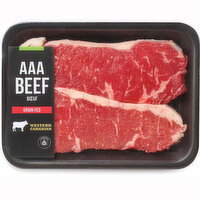 Western Canadian - Thin Cut Striploin Steak AAA CDN, 850 Gram