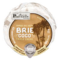 Alexis De PORTNEUF - Brie Cheese Coconut Triple Cream, 140 Gram