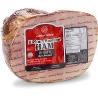 Western Family - Ham Hickory Smoked. Butt Portion, 2.9 Kilogram