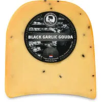 Deli Fresh - Gouda Cheese Black Garlic M.F.34% Moist 43%, 100 Gram