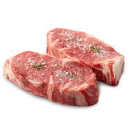 Quality Foods - CDN BF AAA B/A Striploin SteakFP, 1 Pound