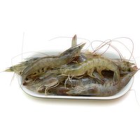 Previously Frozen - Frozen White Shrimp 20/30 Head On, 1 Pound