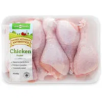 Save-On-Foods - Chicken Drumsticks Skin On, Raised Without Antibiotics, 600 Gram