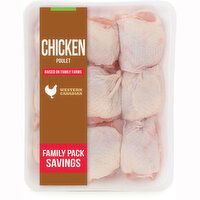 Western Canadian - Chicken Thighs Skin On, Bone In Family Pack