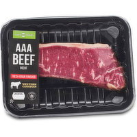 Western Canadian - Thin Cut Striploin Steak AAA CDN, 500 Gram