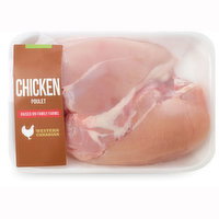 Western Canadian - Chicken Breast Bone In Skinless, Fresh, 500 Gram