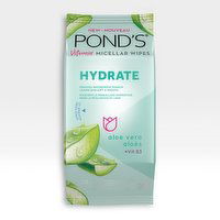 Ponds - Hydrate Facial Wipes, 25 Each