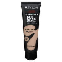 REVLON - CS Full Cover Foundation - Matte Nude 200, 30 Millilitre