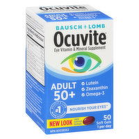 Bausch & Lomb - Ocuvite Eye Vitamin & Mineral Supplement Adult 50+, 50 Each