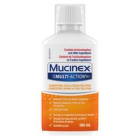 Mucinex - Multi-Action Congestion, Cough & Cold Solution, 180 Millilitre