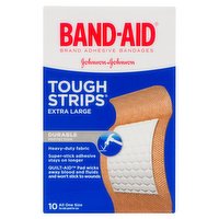 Johnson & Johnson - Tough Strips Bandages Extra Large, 10 Each