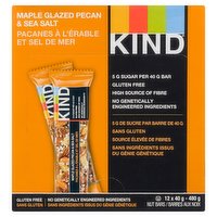 Kind - Bar Maple Glazed Pecan & Sea Salt, 12 Each