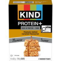 KIND - Protein + Peanuts Salted Caramel Flavored Bars, 4 Each