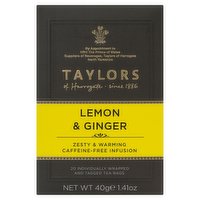 Taylors Of Harrogate - Tea Lemon & Ginger, 20 Each