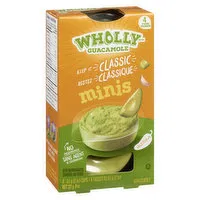 Wholly - Guacamole Minis Mild, 4 Each