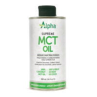 Alpha - Supreme MCT Oil, 500 Millilitre