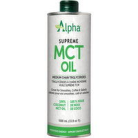 Alpha - Supreme MCT Oil, 1000 Millilitre