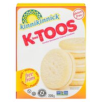 Kinnikinnick - KinniToos Vanilla Sandwich Creme Cookies, 220 Gram