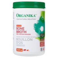 Organika - Bone Broth Beef Protein Powder Ginger, 300 Gram