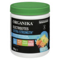 ORGANIKA - Electrolytes Extra Strength Fruit Punch, 180 Gram