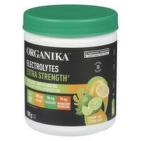 Organika - Electrolytes Extra Strength Lemon Lime, 180 Gram