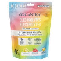 ORGANIKA - Electrolytes Powder Sachets, Variety Pack, 21 Each