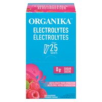 ORGANIKA - Electrolytes Wild Raspberry, 25 Each