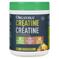 ORGANIKA - Micronized Creatine Monohydrate Powder Natural Fruit Punch Flavour, 600 Gram