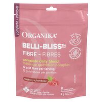 Organika - Belli Bliss Fibre Powder Sachets, Raspberry, 10 Each