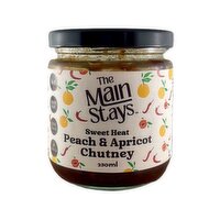 The Main Stay - Sweet Heat Peach & Apricot Chutney, 250 Millilitre
