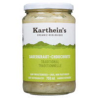 Kartheins - Sauerkraut Traditional Organic, 750 Millilitre