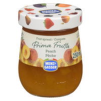 MENZ & GASSER - Prima Frutta Peach Jam, 250 Millilitre