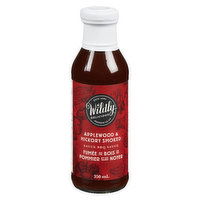 Wildly Delicious - BBQ Sauce Applewood & Hickory Smoked, 350 Millilitre