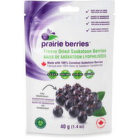 Prairie Berries - Freeze Dried Saskatoon Berries, 40 Gram