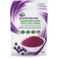 Prairie Berries - Freeze Dried Saskatoon Berry Powder, 100 Gram