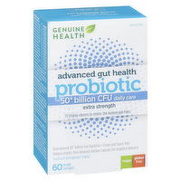 Genuine Health - Advanced Gut Health Probiotic 50 Billion CFU, 60 Each