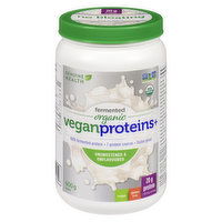 GENUINE HEALTH - Organic Fermented Vegan Proteins+ Powder, Unsweetened, 600 Gram