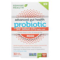 Genuine Health - Probiotics Mood, 30 Each