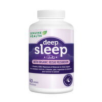 Genuine Health - Deep Sleep with Reishi Mushroom, 60 Each