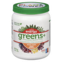 Genuine Health - Greens+ Extra Energy Natural Orange, 670 Gram