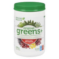 GENUINE HEALTH - Original Greens+ Superfood Powder, Tropical Fruit, 228 Gram