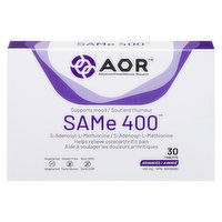 AOR - AOR SAMe 400MG, 30 Each