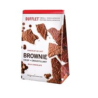 Dufflet - Brownie Crisp Milk Chocolate, 130 Gram