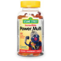 Webber naturals - Sesame Street Brilliant Power Multivitamin Gummies, 180 Each