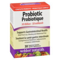 Webber naturals - Probiotic Vitamin 50 Billion, 30 Each