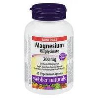 Webber naturals - Magnesium Bisglycinate 200mg